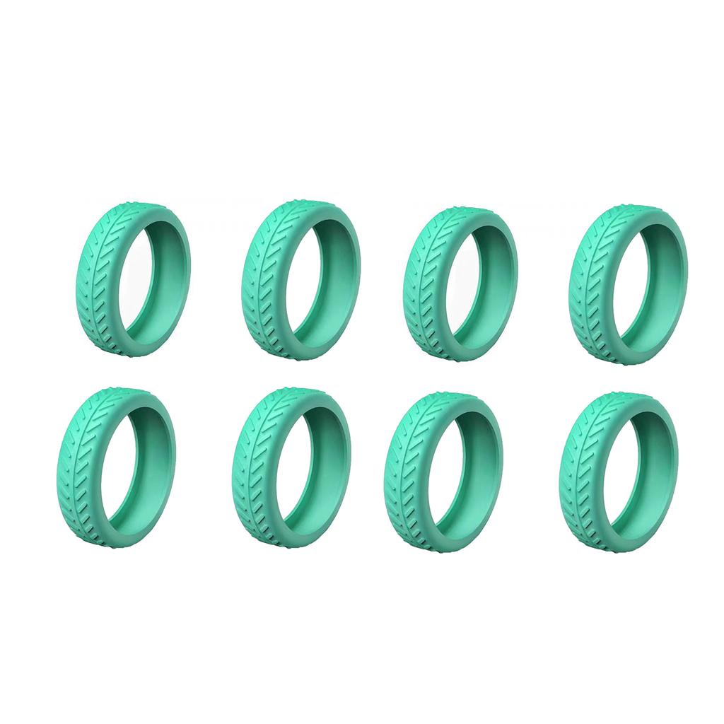 1/4/8pcs Fashionable Silicone Caster Cover Durable Mutes Noise Reduction Wheel Scratche-Proof Cover For 8-Spinner Wheels Luggage