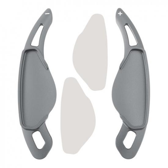 Steering Wheel Paddle Shifter Extension For Range Rover Jaguar Aluminium Grey