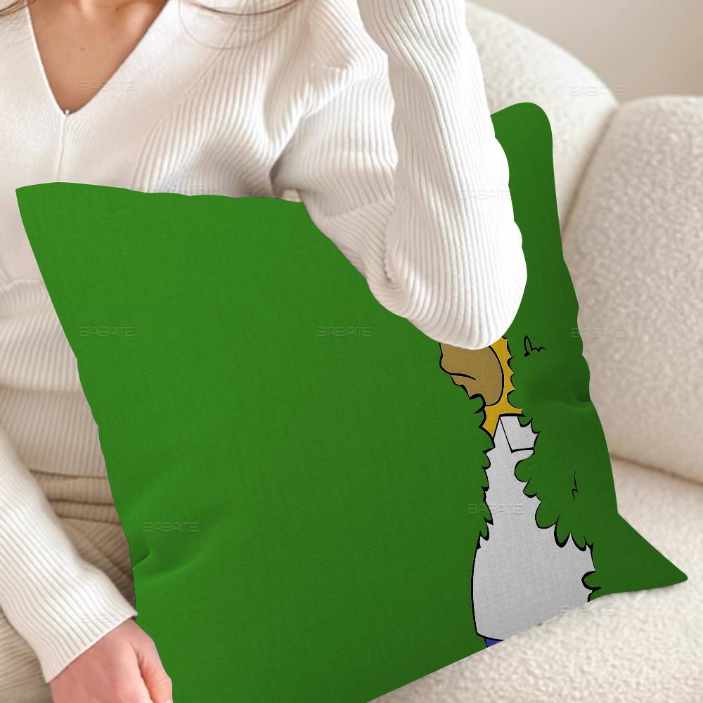 Cartoon The S-Simpsons Cushion Cover Pillow Cover Decor Pillowcase Printed Cushion Case For Couch