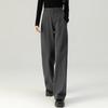 Fanzhen Women's 2024 A/W Thickened Woolen Wide-Leg Casual Trousers