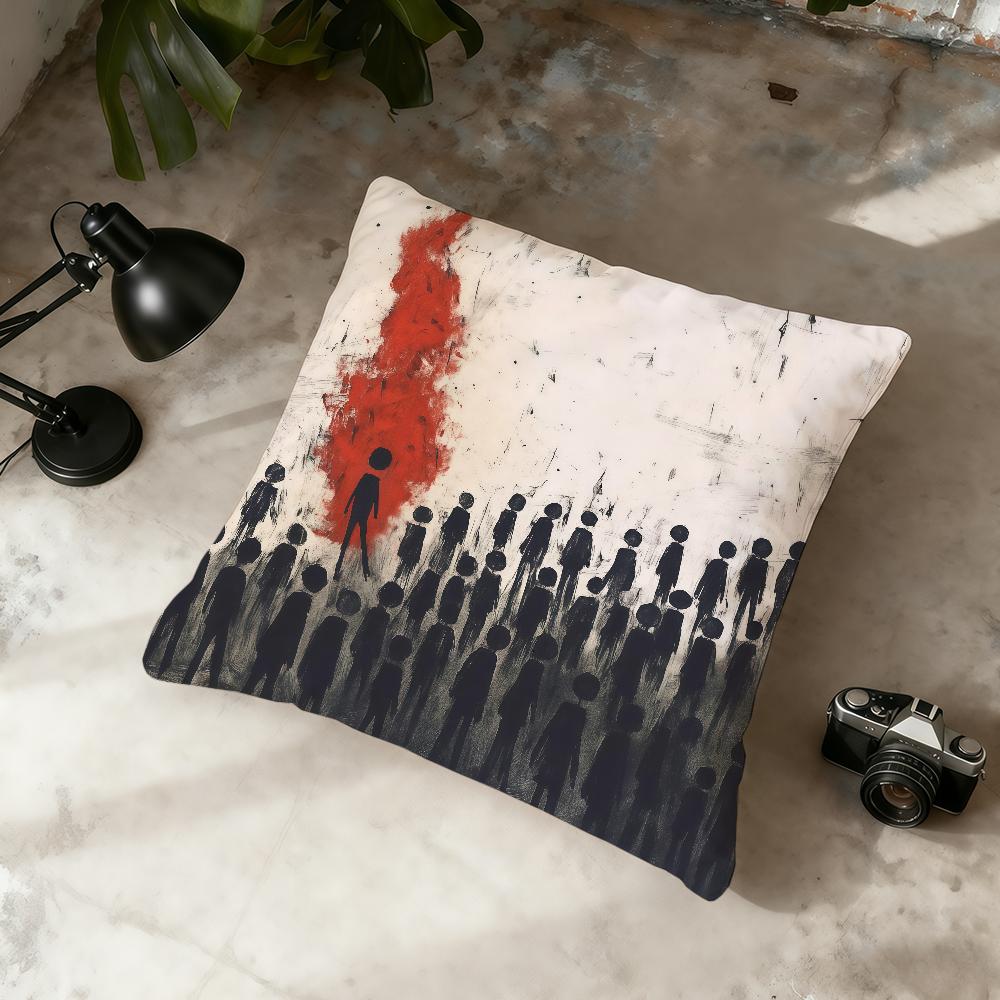 Band T-Three Days G-Grace cushion cover Home Office Convenient Nordic Simplicity Hit With Zipper Cushion Cover