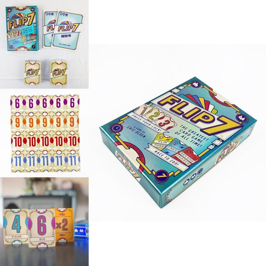 Flip7 Card Game For Party Gatherings With Educational And Interactive Features For Family And Friends