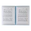 4 Pages Plastic Sheet Music Folder A4 Size Storage Holder for Chorus Art Student