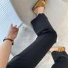 Autumn 2025 Women's Retro High-Waist Slimming Wide-Leg Jeans for Petite Pear-Shaped Figures