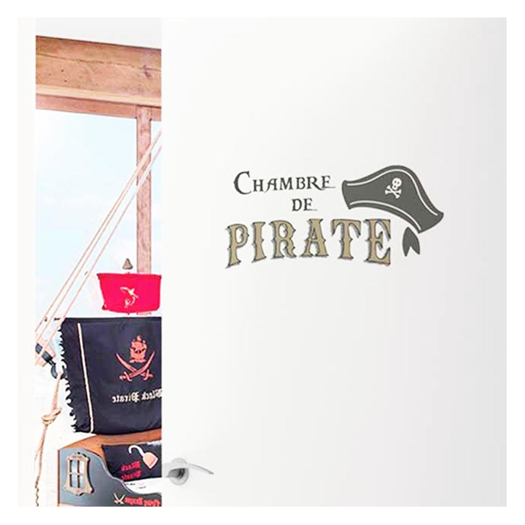 Les Trésors De Lily [P9430] - Planche de stickers porte 'Messages' (Chambre de Pirate) - 20x70 cm