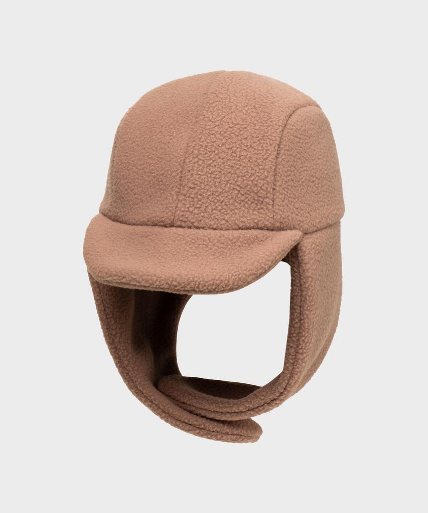 Likkeullou Rc Ear Flip Warmer Trooper Hat Beige