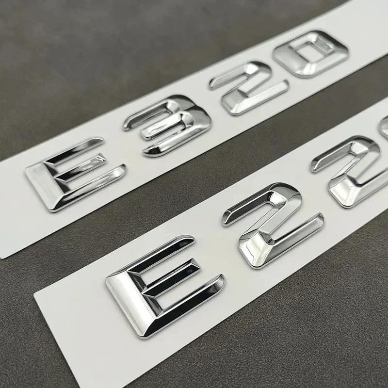 Car Trunk Letters Logo Emblem Badge Decals Sticker for Mercedes Benz E Class E200 E220 E230 E250 E260 E300 E350 E400 W212 W213
