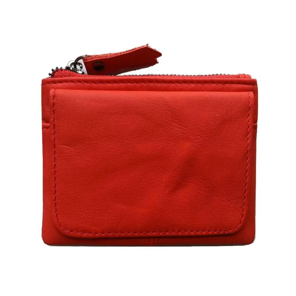 

Новый кошелек для монет из натуральной искусственной кожи, ретро, креативный, мини, в японском стиле, держатель для монет, многофункциональный держатель для карт красный