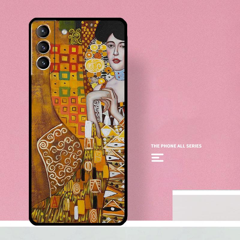 Kiss by Gustav Klimt Phone Case For Samsung Galaxy S24 S26 Ultra S20 S21 S22 S23 S25 Plus S10 S25 FE Cover Coque