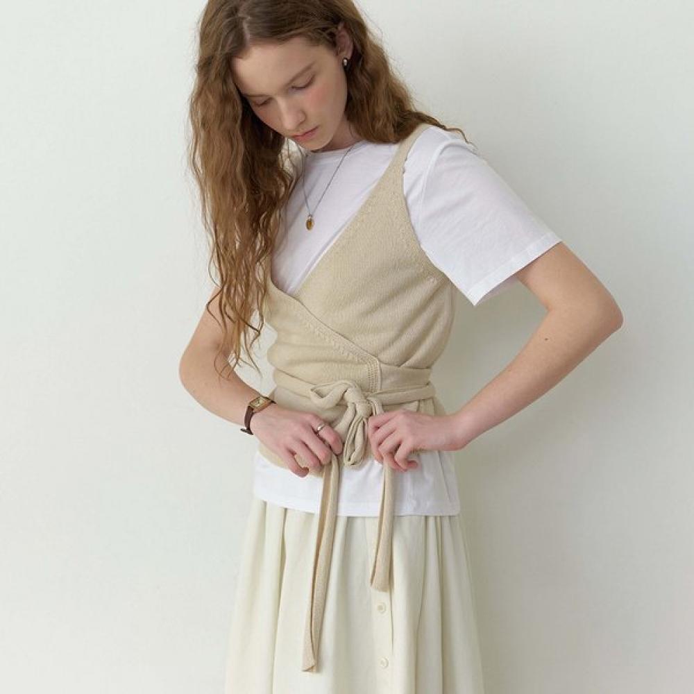 On On Women S Wrap String SleeveleSS Knit Nek5mv302
