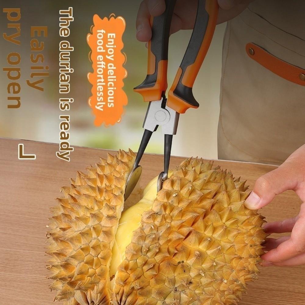 Labor-saving Durian Cracker Anti-slip Handle Durian Shell Pliers Watermelon Opener  Party