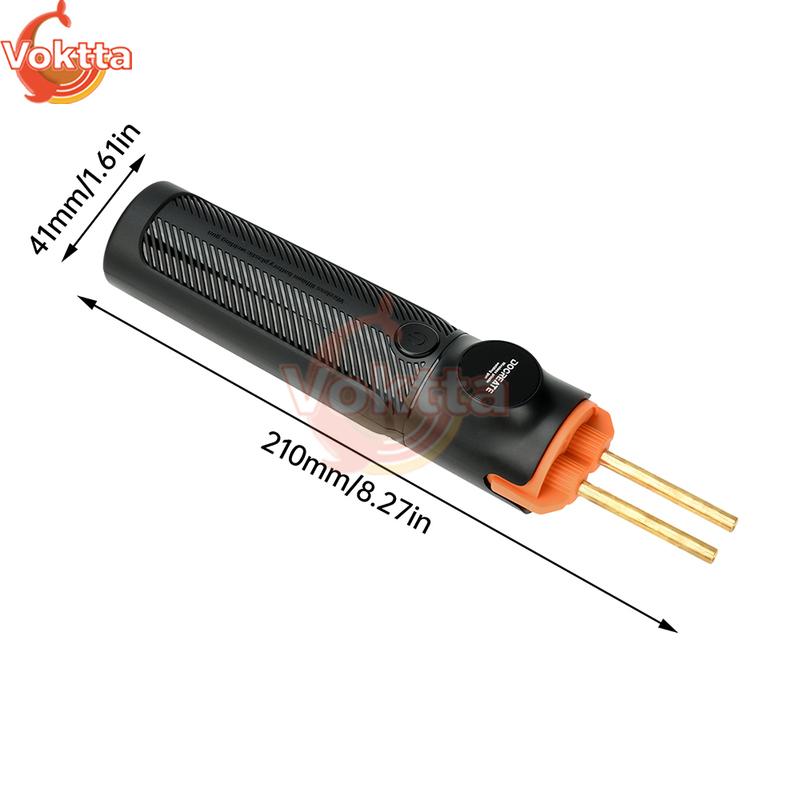 5000mAh Cordless Plastic Welder Type-C Rechargeable Plastic Welding Machine 400PCS Needles Heat Stapler Bumper Repair Kits