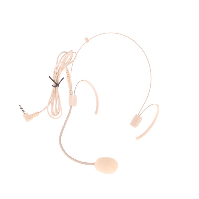3,5 mm Tragbares am Kopf montiertes Ohrbügel-Kabel-Headset mit Mikrofon und Lautsprecher für Sprachunterricht, Konferenz, Bühnenauftritt