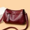 2026 New Large Capacity Multi-layer Women's Soft Leather Mom Versatile Fashion One Shoulder Crossbody Women's Bag