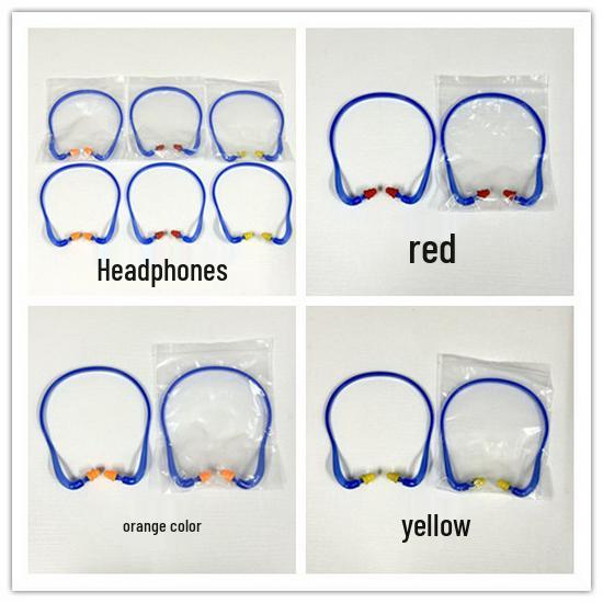 Silicone Noise-Reducing Earplugs for Sleep and Protection Red Earplugs