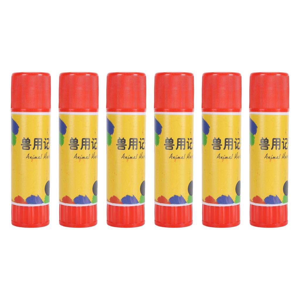 24PCS Livestock Marker Safe Livestock Marking Crayon Farming Marking Accessories for Pig Sheep Cow Cattle Red