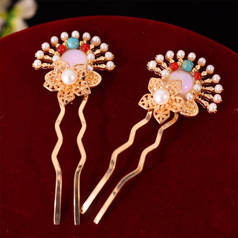 Vintage Phoenix Tassel Step Shaking Hairpin For Women Hair Stick Hair Clip Wedding Party Chinese Hanfu Hair Accessories Hair Pin