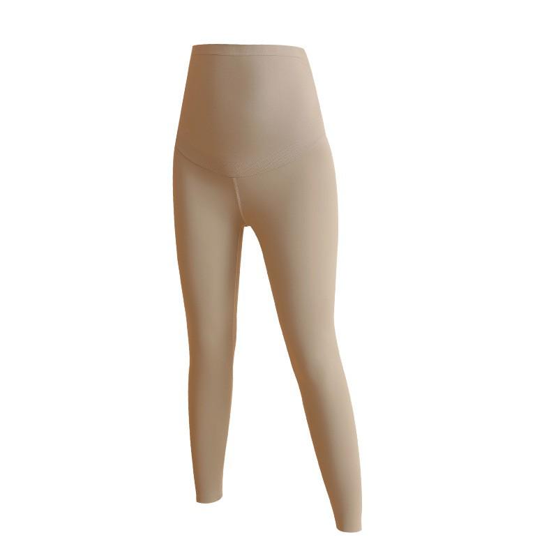 Autumn Cotton Maternity Leggings with Belly Support
