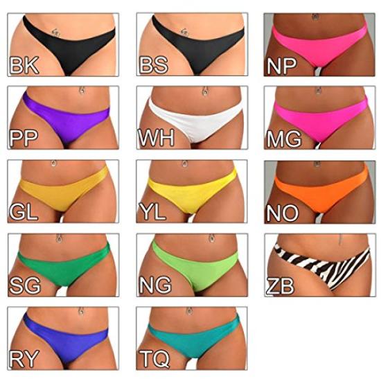 Beachwear Simple Brazilian Bottom Swimwear Sold Separately Bikini Size Green [Sanas] T-back (M (Japanese M), (SG) Glossy)