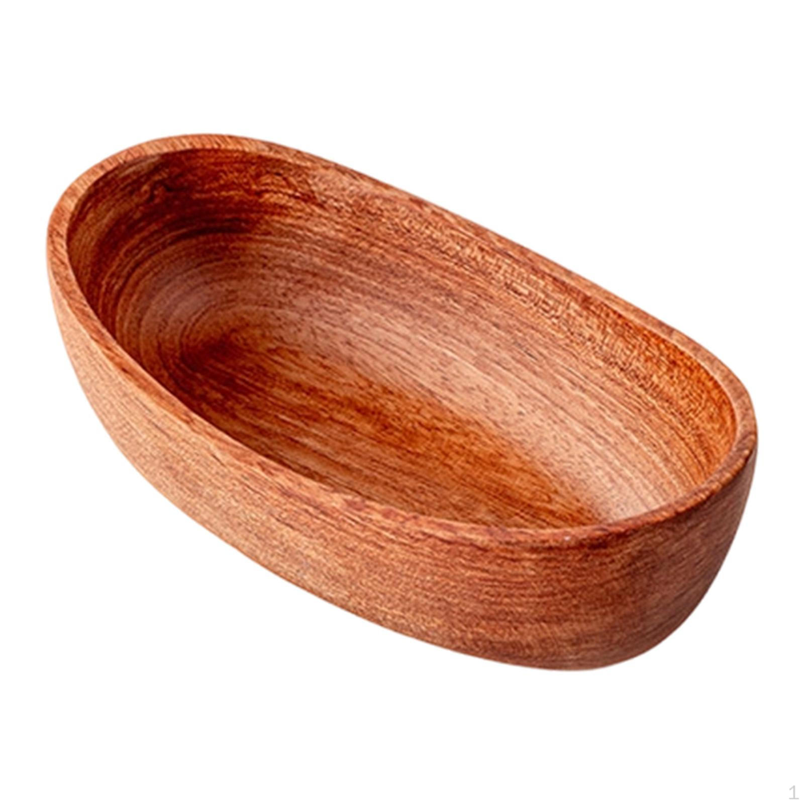 

Bowl, Table Decoration, Fruit Kitchen Organizer, Rustic- Decorative Candle Holder, Tray Rosewood