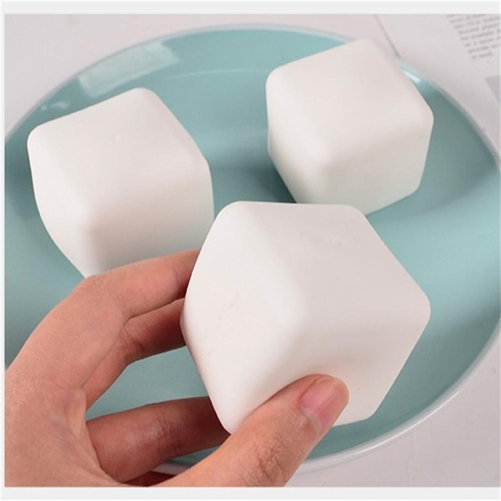 Squishy Tofu Slow Rising Stress Balls Anxiety Relief Toys Dough Sensory Pull Stretch Dough Ball Fidget Toy