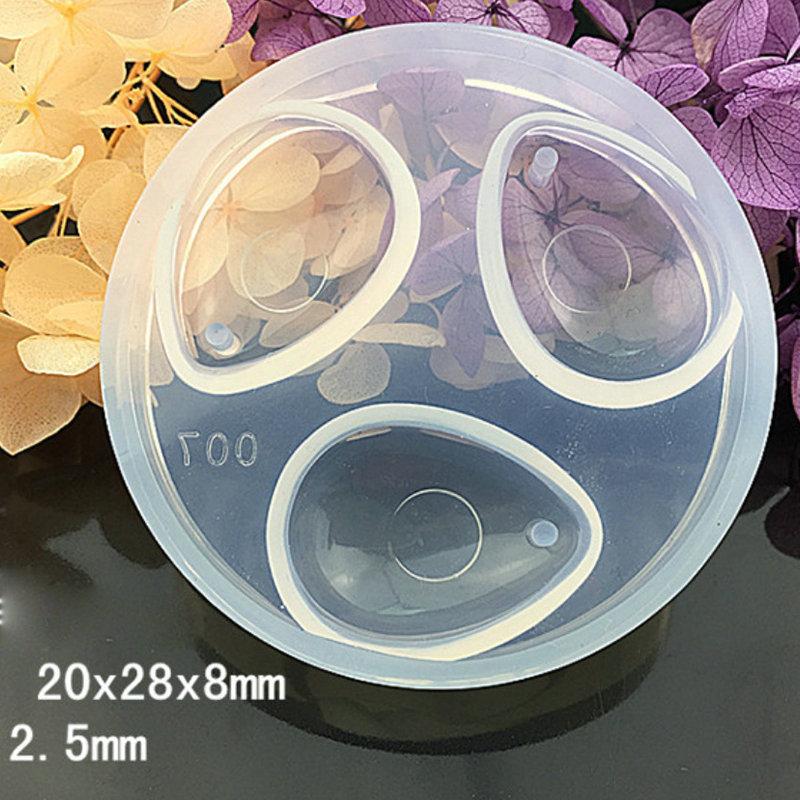 Rășină DIY Hole Water Mold Handmade Mold Silicon Drop Drop Time Stone Mold Mucegai de piatră
