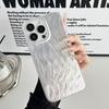 Advanced IMD Feather Yarn Water Ripple for IPhone15 Phone Case 16promax Color Painting Customized Protective Cover
