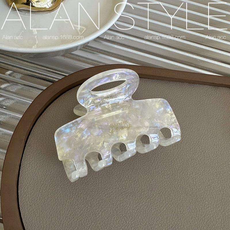 5.5cm Long Acetate Hair Crabs Red Hair Clips for Girls and Women Tie Up Hair Accessories New Korean Fashon