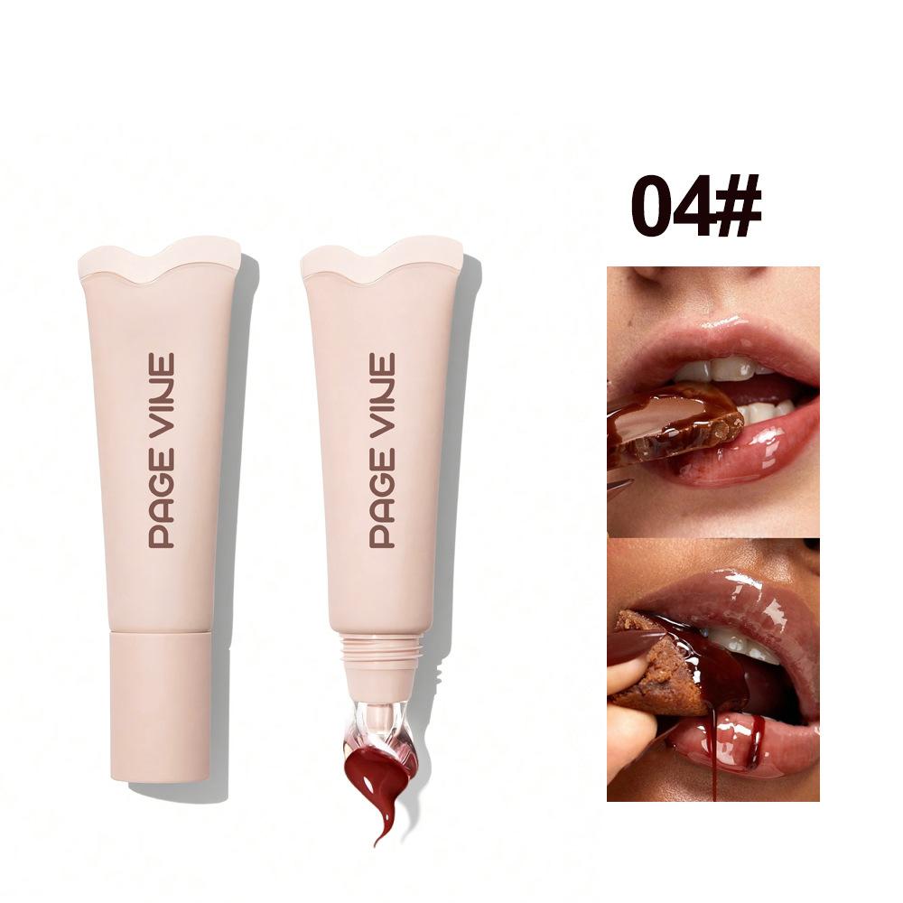 Water Gloss Moisturizing Clear Lip Gloss Mirror Jelly Plumping Lips Transparent Lip Tint Makeup Wholesale Women's Cosmetics