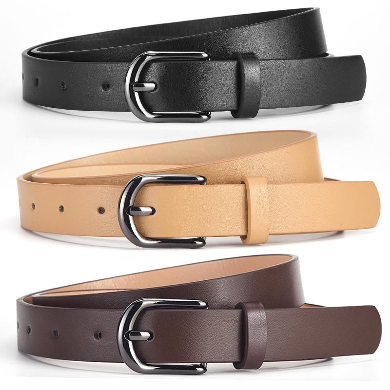 Black 2024 Designer Pu Leather Belt With Fashionable Pin Buckle For All Occasions Unisex