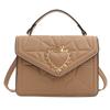 Stylish Pu Chain Shoulder Bag For Women Chic Vintage Small Square Crossbody Purse