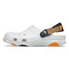 All-Terrain Clog Plastic Sneaker Sandals Unisex White Orange