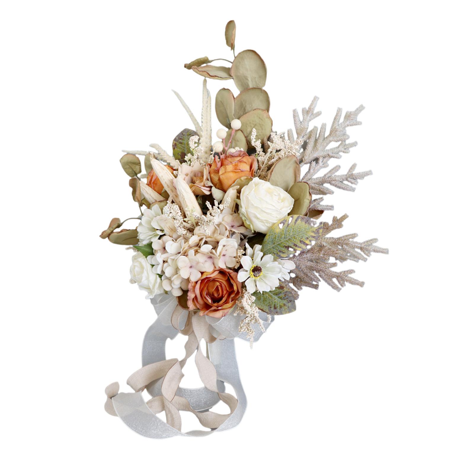 

Элегантные букеты из искусственных цветов, очаровательные, шампанского, оранжевого цвета, искусственные цветы, стильные букеты цветов, очарование
