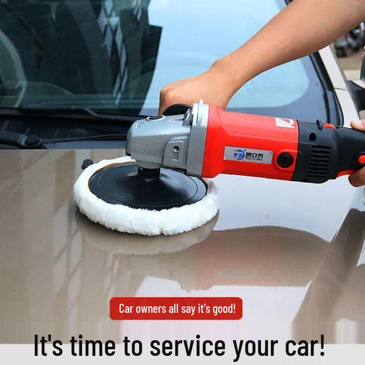 Electric Mini Car Polisher Waxing Tool for Scratch Repair and Household Use