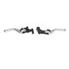 1 Pair Motorcycle Short Brake Clutch Lever Aluminum Alloy Stylish Look Adjustable Replacement for CRF1100L Africa Twin
