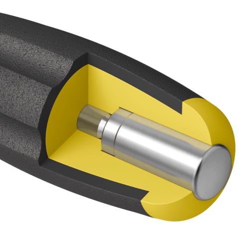 PB SWISS TOOLS 6-Piece SwissGrip Through-Blade and Phillips Screwdriver Set In Paper Box (8249.DNCBB)