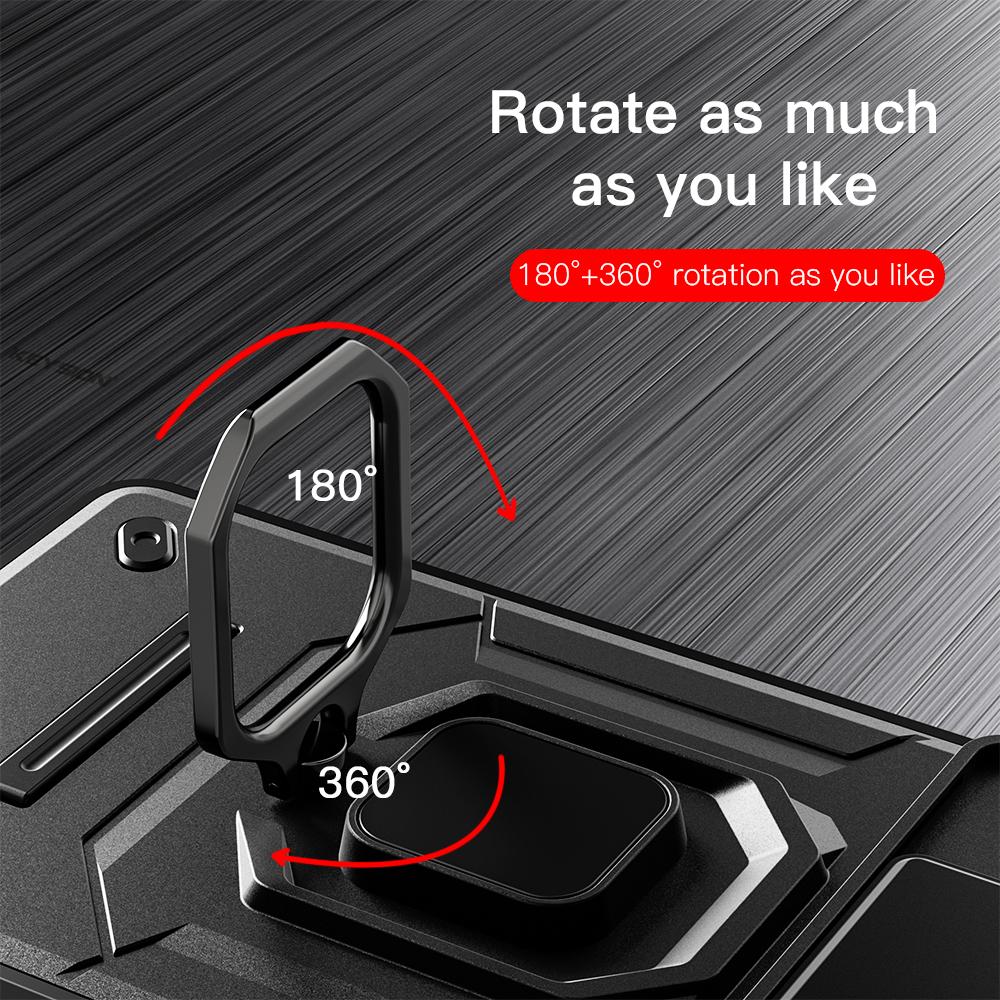 KEYSION Shockproof Armor Case for for IQOO Z10 Turbo Pro 5G Slide Camera Protection Ring Stand Phone Cover for IQOO Z10 Turbo 5G