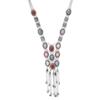 Bohemian Multi-Layered Tassel Necklace with Pearl Pendant for Women