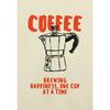 Retro Kitchen Coffee Latte Cocktail Fashion Posters Minimalist Wall Art Print Canvas Painting for Living Room Modern Home Decor