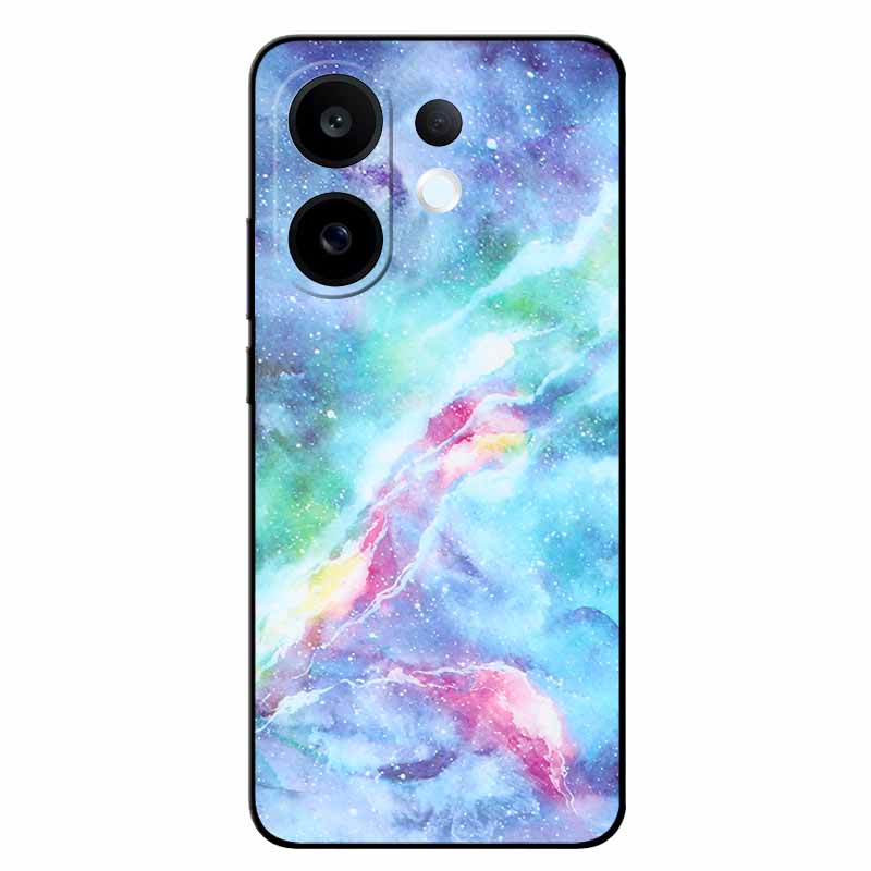 For Vivo S30 5G Cases V2464A Marble Painted Silicone Back Cover Cases For V2464A Soft Black Funda VIVO S30 TPU Cases Vivo S30 5G