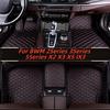 Car Floor Mats With  Leather Suitable For BWM 2Series 3Series 5Series X2 X3 X5 IX3 Car Interior Floor Mat Accessories