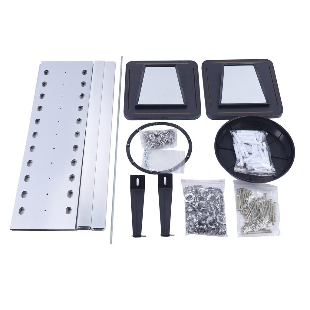 360 Rotating Sunglass Display Rack 44 Pairs Eye Glasses Display Stand with Mirror, Eyeglass Turning Commercial Display Stand