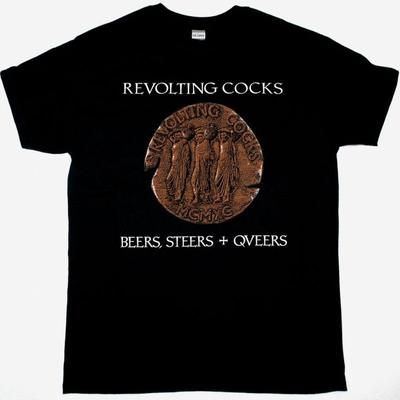 Camiseta de Banda Revolting Cocks Beers Steers Queers Camiseta Industrial