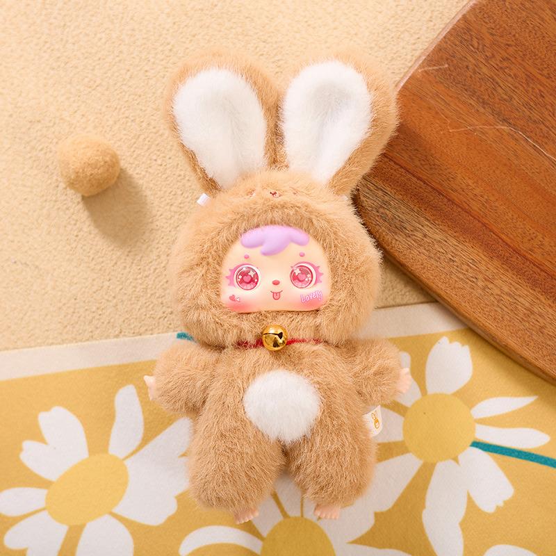 Lucky Rabbit Treasure Paradise Doll Blind Box Cute 1 of 9 Possible Mystery Collection Toys Cute Soft Animal Charms Best Gift