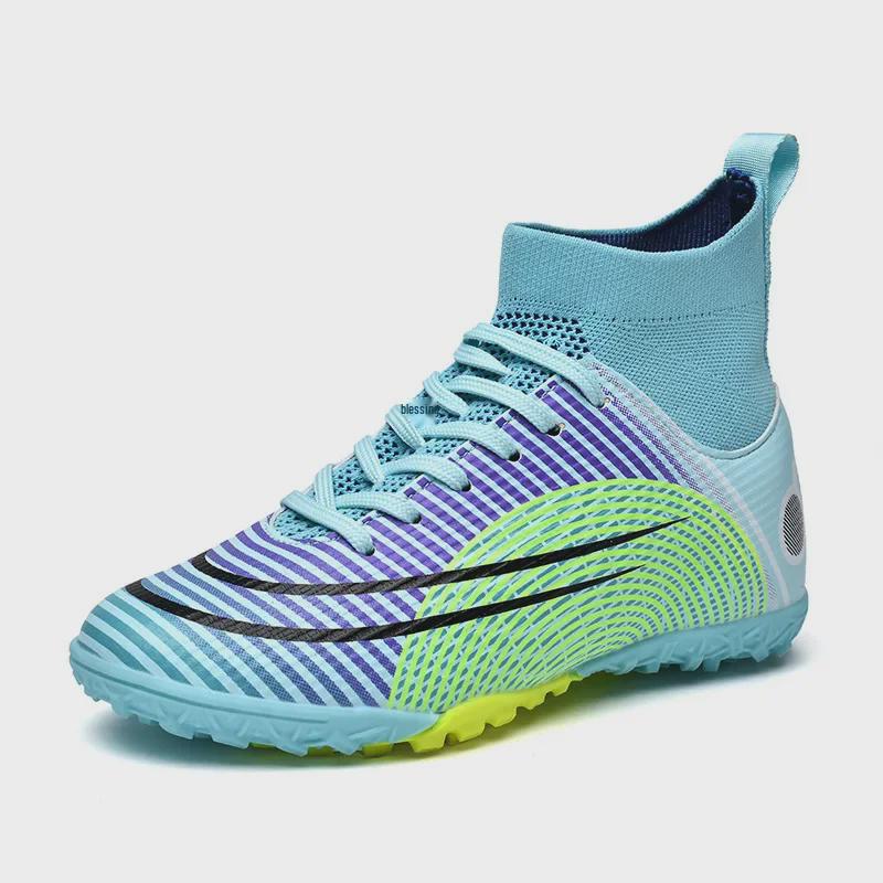 2024 High-Top Kids' Soccer Shoes for Primary School Training and Competitions