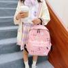 Trendy Stylish Large Capacity Nylon Backpack For Kids With Cute Cartoon Patterns And Lightweight Design