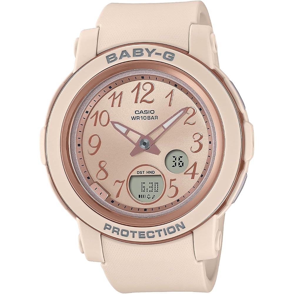 [Casio] Baby Gee Watch [Domestic Genuine] BGA-290SA-4AJF Women s Pink Beige