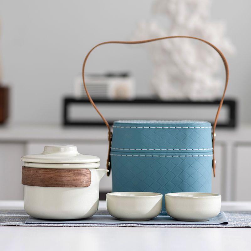 Ru Kiln Travel Tea Set Travel Kuaike Hotel Banking Enterprise Company Business Activities Send Customer Souvenirs