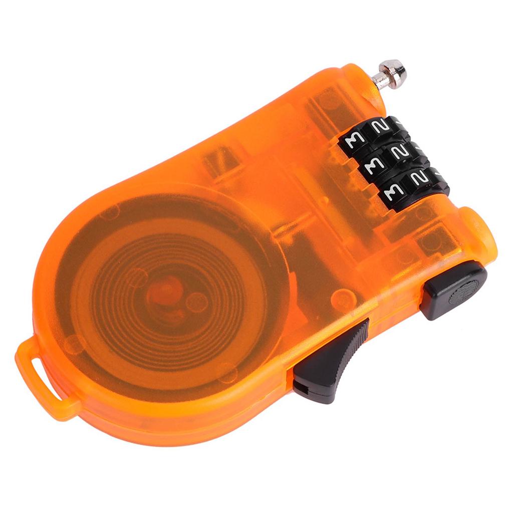 Mini Drawstring Password Anti Theft Lock Waterproof Retractable Motorcycle Helmet Lock for Cabinets Toolboxes