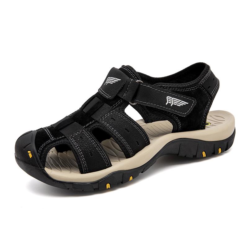 Fashion Classic Mens Summer Shoes Breathable Leisure Walk Men's Sandals Fashion Hollow Out Mesh Shoes Quick Dry Male Wading Aqua Shoes